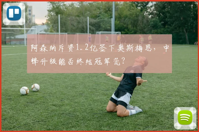 阿森纳斥资1.2亿签下奥斯梅恩，中锋升级能否终结冠军荒？